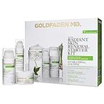 GOLDFADEN MD Radiant Skin Renewal Starter Kit | Complete Skin Care Regime including Exfoliator, Cleanser & Daily Moisturizer | 3 Pc. Set