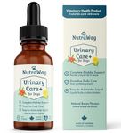 NutraWag Urinary Care+ for Dogs | Human-Grade + Canadian Made - Urinary Tract Support Liquid with D-Mannose, Cranberry, Dandelion, Nettle, Cornsilk - VHP NN.RDG9 - Bacon Flavour (60mL)