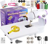 JAXHOM Sewing Machine For Home Tailoring I Silai Machine With Table Set I Stitching Machine For Home Use With Foot Pedal, Adapter And Fully Loaded Sewing Kit Set (SewingMachine+Kit+Table)