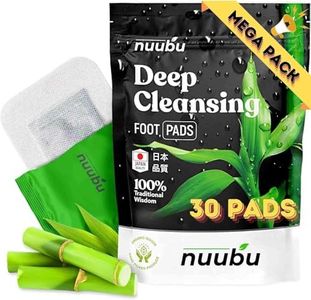 Nuubu | Deep Cleansing Foot Pads for Better Sleep & Foot Care | Premium Japanese Organic Foot Pads with Ginger Powder (30 Pc)
