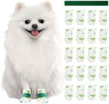 Furrtripsy Disposable Dog Booties for Dog Cats,Pet Booties Waterproof and Breathable with Adjustable Velcro,Unstoppable Paw Protectors for Large,Small and Medium, 20 Counts (Small)