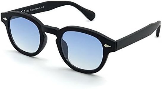 KISS Occhiali da sole mod. DEPP ICONIC - Johnny Depp uomo donna FASHION stile Moscot - Gradienti pantos capitano Robert Downey Jr. policarbonato + tac