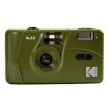 KODAK M35 DA00254-35mm Rechargeable Camera, Fixed Wide Angle Lens, Optical Viewfinder, Built-in Flash, AAA Battery - Olive Green