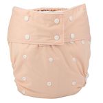 Sigzagor Teen Adult Cloth Diaper Nappy Reusable Washable for Disability Incontinence Women (Beige)