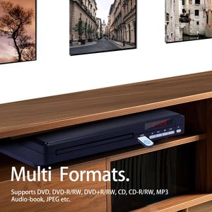 Compact 1080P HD DVD Player – All Region, USB, HDMI, Remote, CD Compatible