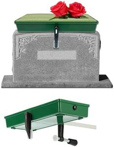 ALL SPECIAL Cemetery Saddles for Headstones, That The Wind Won't Blow Away, Flower Holder for Cemetery, Christmas Tombstone Saddles, for Florals and Artificial Flowers Arrangements (2pcs)