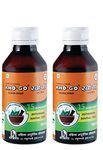 Kho-Go Cough Syrup, Ayurvedic Cough Syrup, Hot Sip Cough Relief Products For Kids Dry Cough Chronic Cough, Non-Drowsy, Non- Habit Forming, Non-Alcoholic, 100 Ml, Pack Of 2