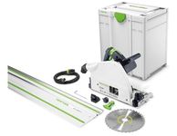 Festool 576119 TS 75 EQ-F-Plus-FS Plunge Cut Circular Track Saw with 75-Inch Guide Rail