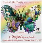 Sunsout Forest Butterfly *Shaped* 1000pc Jigsaws