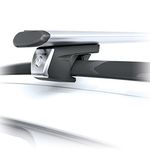 Atera 048222 Car roof rack Signo RTD - Aero profile silver - for cars with overhead roof rails - steel 122 cm