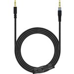 ESEN HyperX Cloud Alpha Cable,Removable Replacement Alpha Cord,with Mute & Volume Controls Compatible with HyperX Cloud Mix Alpha Gaming Headset,Xbox One,PS4 Controllers(No Mic)