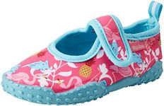 Playshoes Unisex Kid's Beach Footwear with UV Protection Flamingo Water Shoes, Turquoise (Tuerkis 15), 6 UK Child