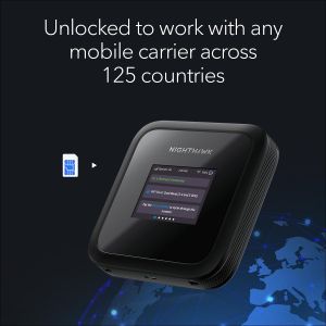 NETGEAR Nighthawk M3 5G Mobile Router – Portable WiFi Hotspot