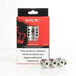 SMOK TFV12 V12 Prince Q4 0.4ohm Replacement Coil for SMOK MAG Devilkin Stick Prince X-PRIV G-Priv 2 Luxe Edition T-Priv 3 Majesty TFV12 Prince Tank Atomizer Kit Pack of 3 No Nicotine