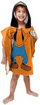 Disney Goofy Kids Bath/Pool/Beach Hooded Poncho - Super Soft & Absorbent Cotton Towel, Measures 28 x 28 Inches (Official Disney Product)