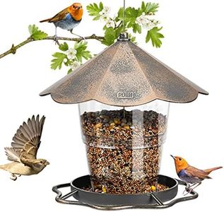 SANOTO Mangeoire Oiseaux Exterieur Suspendue,Maison Oiseaux Exterieur Mangeoires pour Oiseaux du Jardin Balcon résistant aux intempéries Mangeoires pour Oiseaux