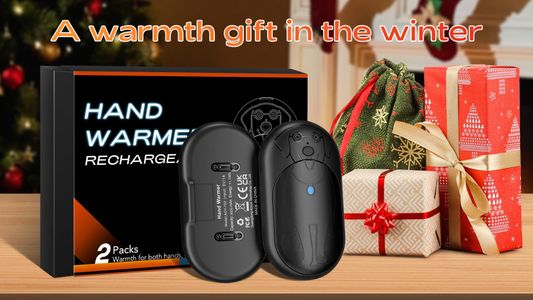 Lepwings Rechargeable Hand Warmers, 2-Pack – Portable USB Heated