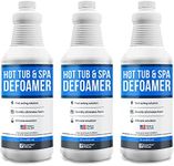 3 Pack Hot Tub, Pool & Spa Defoamer (32oz/ Bottles) – Quickly Removes Foam Without The Use of Harsh Hot Tub Chemicals, Eco-Friendly & Safe with Silicone Emulsion Formula. Get The Foam Down