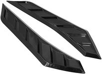 Tbest 2 Pcs Gloss Black Hood Vents Bonnet Cover Rubber Front Bonnet Vent Universal For Car Automotive Window Louvers,Tbest8m6iwyundh