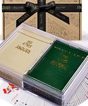 Jaques of London No. 1 Premium Playing Cards | Twin Pack of Cards Playing Cards Multipack | Plastic Playing Cards Case | Playing Cards Professional | Since 1795