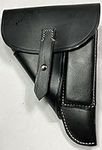 WWII German Black Leather Walther P