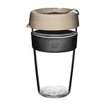 Coffee Cup from KeepCup Clear Edition Milk 454ml, Black