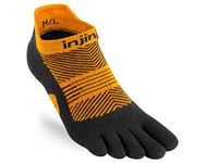 Injinji Women's Run Lightweight No-Show (Medium/Large, Tiger)