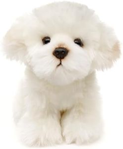 Uni-Toys - Maltés - 18 cm (Altura) - Perro de Peluche, Mascota - Peluche