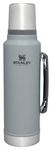 Stanley Classic Vacuum Insulated Wide Mouth Bottle - Hammertone Silver - BPA-Free 18/8 Stainless Steel Thermos for Cold & Hot Beverages - 1.5 QT