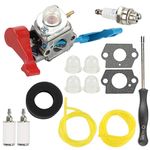 C1U-W12A Carburetor for Poulan FL1500 FL1500LE Leaf Blower C1U-W12B 530071629 with Air Filter Repower Kit