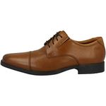 Clarks Men's Tilden Cap Derbys, Brown (Dark Tan Leather), 8 UK