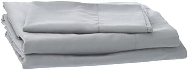 Dreamfields 2000TC Cooling Bamboo Sheet Set, King Single, Silver