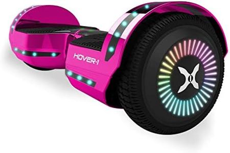 Hover-1 Chrome 2.0 Electric Self Balancing Hoverboard with 7 mph Max Speed, Dual 200W Motors, 6 Mile Range, and 6.5” Wheels Electric Hoverboard