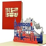 A125AMZ Travel Voucher e.g. for Weekend in London I Unusual Birthday Card | For Him or Her | 3D Pop Up Card | Original Gift or Voucher