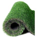 Abaseen Grass Roll 4m x 1m 30mm Pile Height Carpet Artificial Grass Astro Garden Lawn High Density Fake Turf, Green