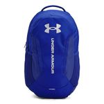 Under Armour Unisex-Adult Hustle 6.0 Backpack , (401) Royal / Royal / Metallic Silver , One Size Fits Most