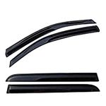 AUTOVEA® Side Window Wind Deflector Visor | Door Visor | Vent Visor | Sun Visor | Rain Guard | Pack of 6 | Compatible with Renault Duster All Models