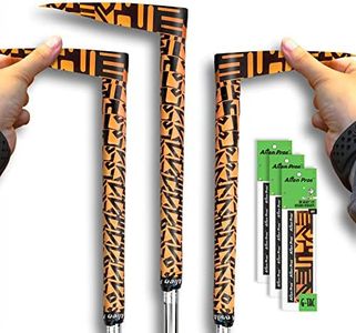ALIEN PROS Golf Grip Wrapping Tapes (3-Pack) - Innovative Golf Club Grip Solution - Enjoy a Fresh New Grip Feel in Less Than 1 Minute (3-Pack, Egyptian)