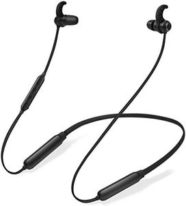 Avantree NB16 Bluetooth Neckband Headphones Earbuds for TV PC, No Delay, 20 Hrs Playtime Wireless Earphones with Mic, Magnetic, Light & Comfortable, Compatible with iPhone Cell Phones, Workout Gym