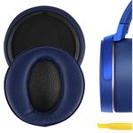 Geekria Earpad for Sony MDR-XB950BT MDR-XB950N1 MDR-XB950B1 MDR-XB950AP MDR-XB950/H Headphone Ear Pad/Ear Cushion/Ear Cups/Ear Cover/Earpads Repair Parts (Navy Blue)