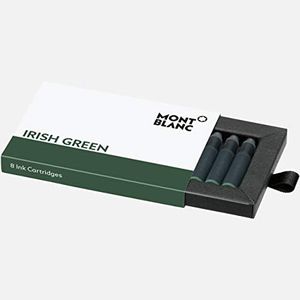 Montblanc Iris Green Ink Cart 1 Pack = 8CART PF Brand