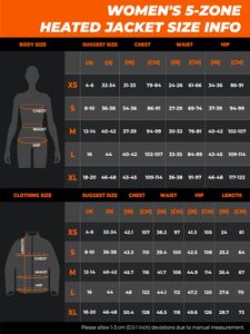 ORORO Women’s Heated Jacket, Black, Medium – Battery Powered Outerwear