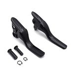 HTTMT- Black Smooth Shorty Brake Clutch Levers Compatible with Harley 2008-2013 Touring Trike [P/N: MT241-026ST-BK]