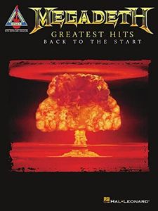 Hal Leonard Megadeth Greatest Hits Back to the Start Book