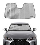 Pigenius Windshield Sunshade for 2021-2024 Lexus IS300 IS350 IS500, 2023 2024 Lexus RC300/RC350/RC F Front Window Sun Shade - AstraGuard