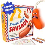 Lucky Egg Swing Your Sausage - Fun Adult Party Games for Groups - Indoor Games for Adults and Kids - Party Games for Family Gatherings and Birthdays - Festival, and Christmas Party Games for Adults