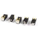 Uxcell DC 3V 2000RPM Mini Micro Vibration Motor, 4.4mm x 4.4mm, 5 Pcs, Black