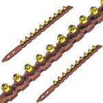 0.27 Caliber Brown Shot Strip Loads, Power Fasteners Actuated Powder Loads (100-Count)