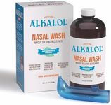 Alkalol - A Natural Soothing Nasal Wash, Mucus Solvent and Cleaner Kit - with Cup, 16-oz.