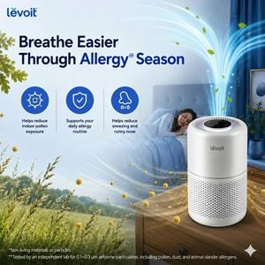 LEVOIT Smart HEPA Air Purifier – WiFi Enabled, Home Allergen Filter